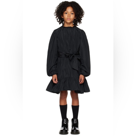 msgm black ruffle dress MSGM Black Crepe Ruffle Sleeveless Mini Dress  Blogger Armoire